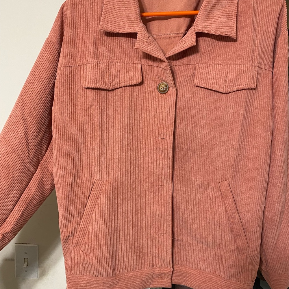 🧡3/$20🧡 Pink corduroy jacket